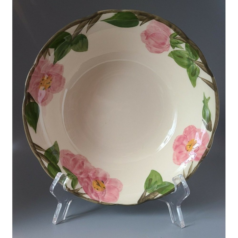 Franciscan Desert Rose Vegetable Bowl 7-7/8" England Backstamp